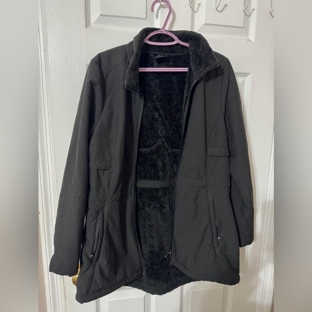 ZeroXposur Plush Lined Softshell Jacket Women's Size large Black